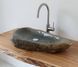 Раковина из речного камня эксклюзивная большая 67*36*10см, "Реки Карпат 8" KR-035 фото 2