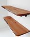 Полиця дерев'яна &laquo;Живий край&raquo; із заокругленими кутами. Комплект PD-002 PD-002 фото 1
